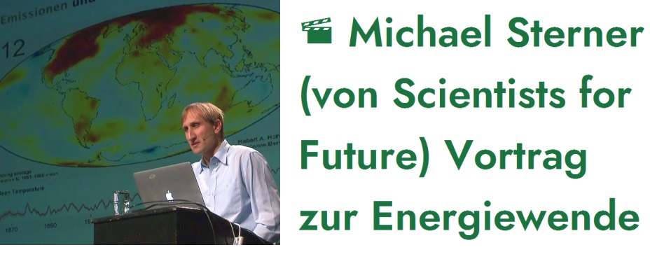 Michael Sterner (Scientists for Future) zur Energiewende