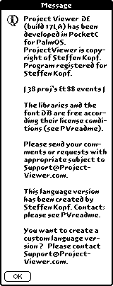 Info window