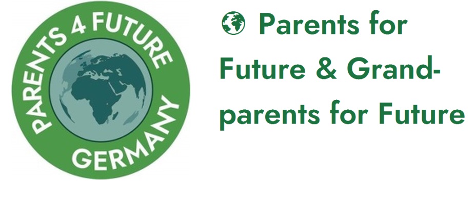 Homepage von Parents for Future (auch Grandparents for Future)