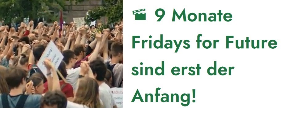 9 Monate Fridays for Future sind erst der Anfang!