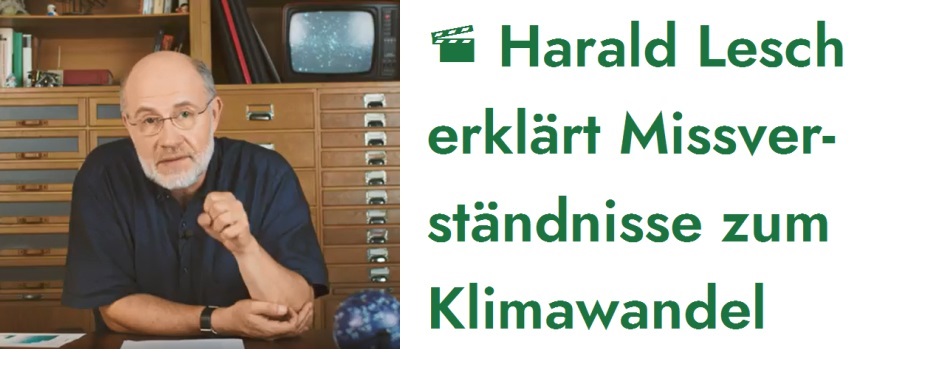 Harald Lesch erklrt Missverstndnisse zum Klimawandel