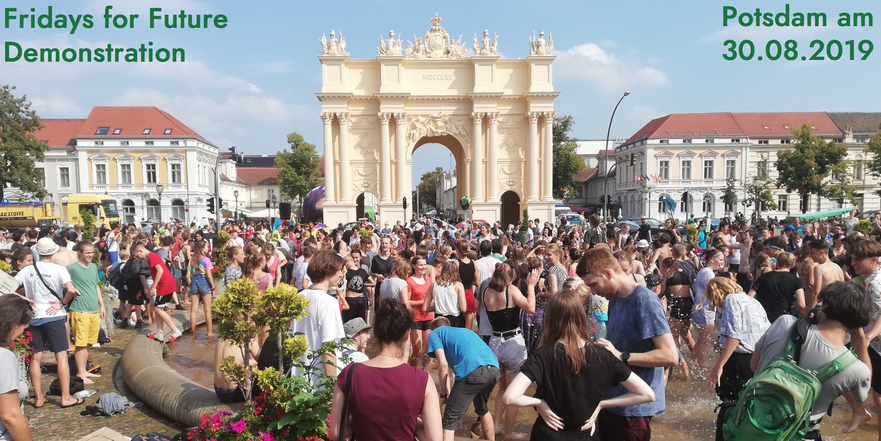 Fridays for Future in Potsdam/Germany on 30.08.2019 [Copyright (c) 2019 Steffen Kopf. Alle Rechte vorbehalten.]