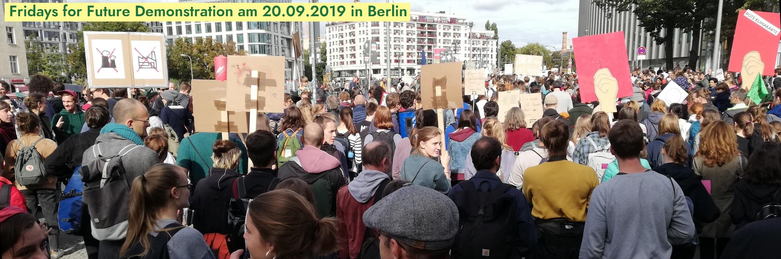 Fridays for Future in Berlin/Germany on 20.09.2019 [Copyright (c) 2019 Steffen Kopf. Alle Rechte vorbehalten.]
